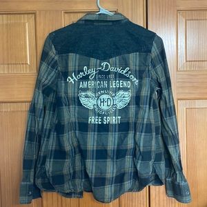 Vintage Harley Davidson Flannel
